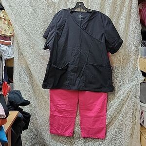 Medical scrubs, Tafford top, pants-unknown. Size XXL, Bundle of 2 pc.